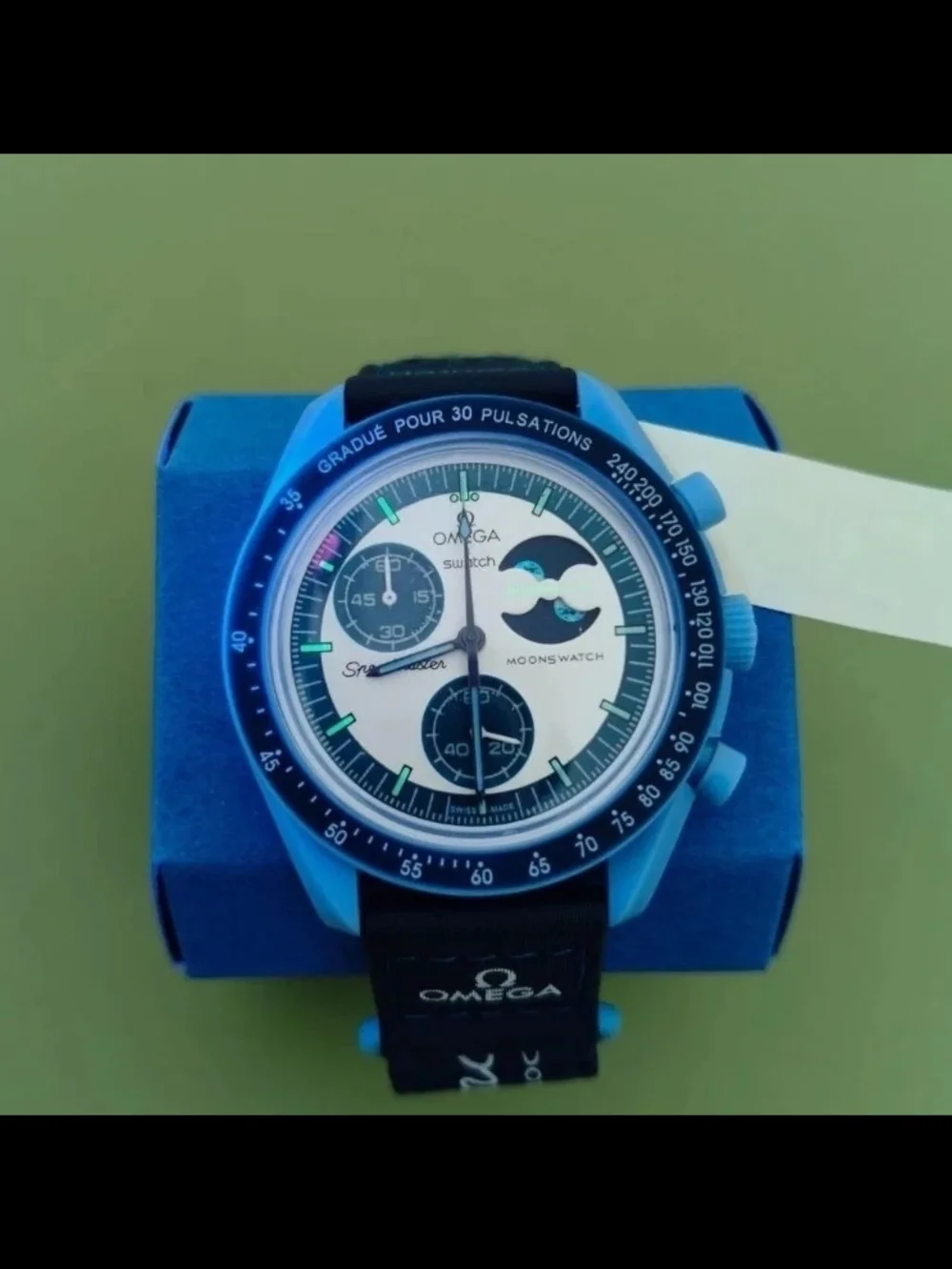 New Swatch x Omega Moonswatch Mission To The Super Blue Watch